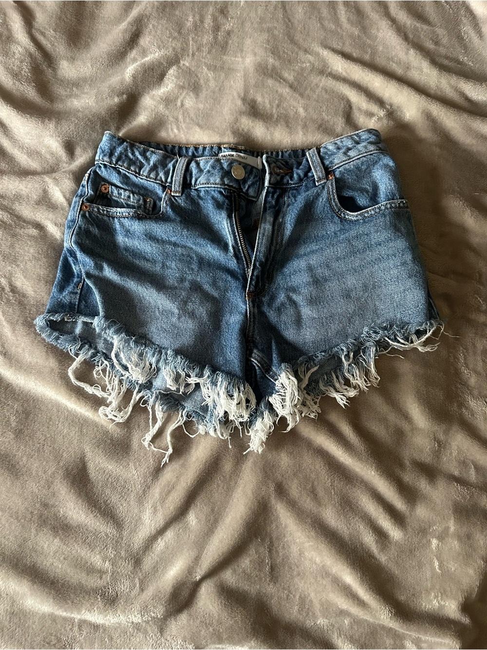 Garage denim shorts